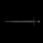 A MEDIEVAL KNIGHTLY SWORD OF CASTILON TYPE, 15TH CENTURY