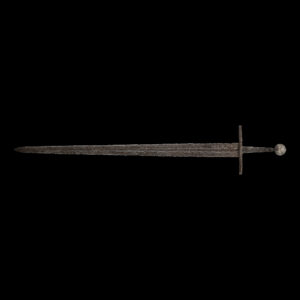 MEDIEVAL KNIGHTLY SWORD, 14TH CENTURY